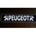 Frézált LED-es tábla Peugeot