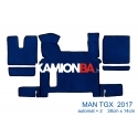 Teljes padló borítás Man TGX 2017-2019 (Két fiókos, aut. váltó)