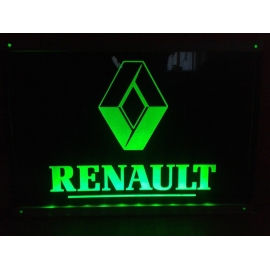 Gravírozott LED-es tábla RENAULT